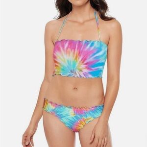 Colorful Tie-Dye Bikini Set